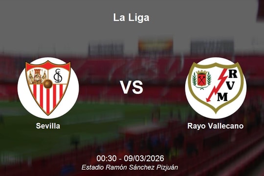 Nhận định Sevilla vs Rayo Vallecano - La Liga: Đối đầu trực tiếp tại Sánchez Pizjuán