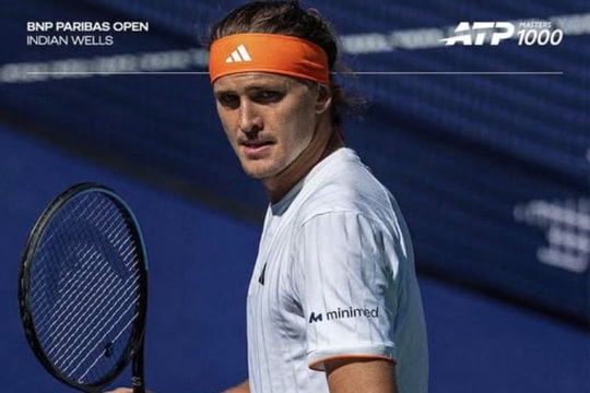 Alexander Zverev hạ Tiafoe, cán mốc 100 trận thắng Masters 1000 tại Indian Wells