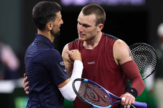 Jack Draper tạo địa chấn tại Indian Wells 2026: Quật ngã Novak Djokovic sau 3 set kịch tính