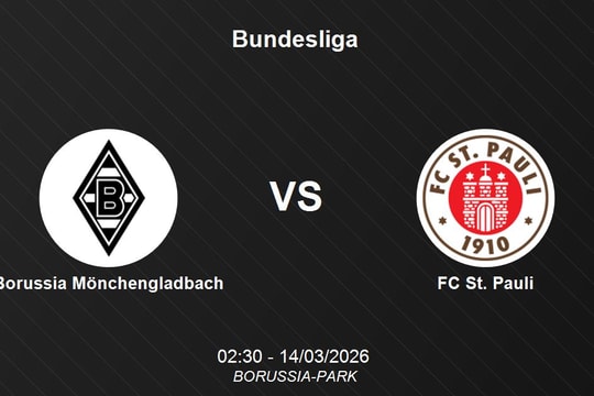 Nhận định Borussia Mönchengladbach vs FC St. Pauli - Bundesliga: Cuộc chiến trụ hạng căng thẳng
