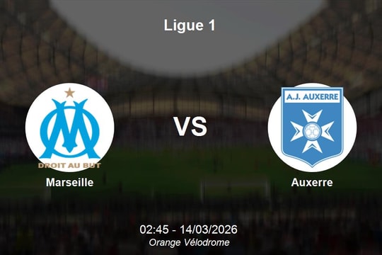 Nhận định Marseille vs Auxerre - Ligue 1: Khẳng định vị thế top 3