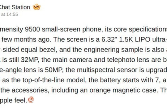 Giải mã cấu hình OPPO Find X9s Pro: Chip Dimensity 9500 và hệ thống camera kép 200MP