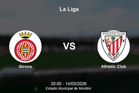 Nhận định Girona vs Athletic Club - Vòng 28 La Liga: Thử thách tại Montilivi