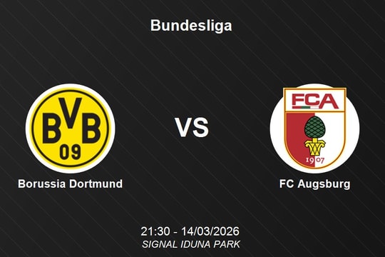 Nhận định Borussia Dortmund vs FC Augsburg - Bundesliga