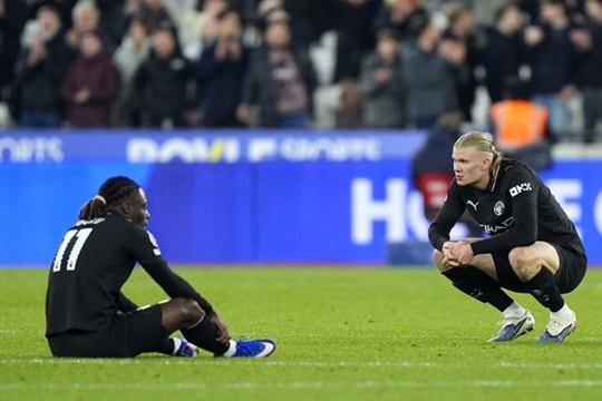 Manchester City hòa West Ham 1-1: Khoảng cách 9 điểm và vận mệnh gọi tên Arsenal