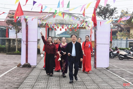 Cầu truyền hình trực tiếp về bầu cử tại Hà Tĩnh