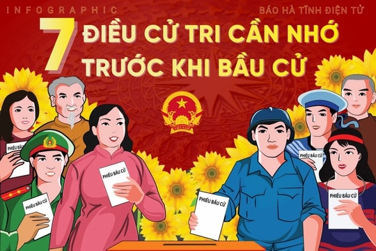 [Infographic] 7 điều cử tri cần nhớ trước khi bầu cử