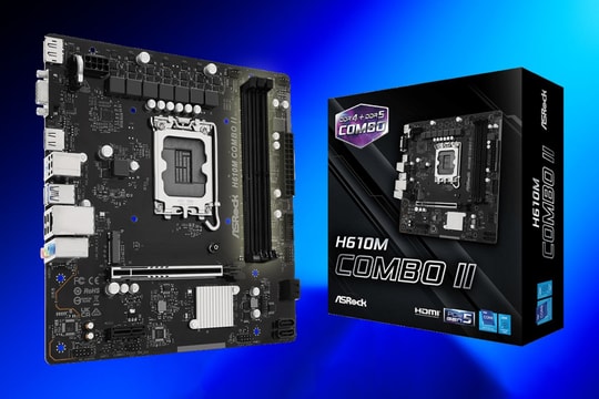 ASRock H610M Combo II: Bo mạch chủ độc đáo hỗ trợ cả RAM DDR4 và DDR5