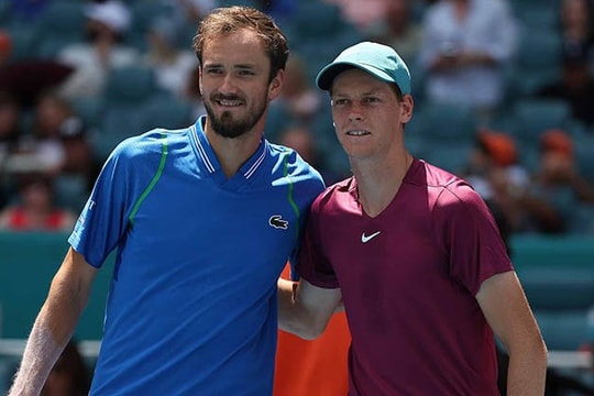 Sinner hạ Medvedev sau hai loạt đấu súng nghẹt thở để đăng quang Indian Wells 2026