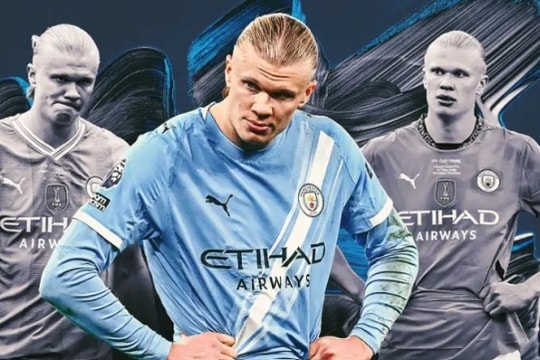 "Lời nguyền" Wembley của Erling Haaland: Khi cỗ máy săn bàn bỗng dưng "tịt ngòi"