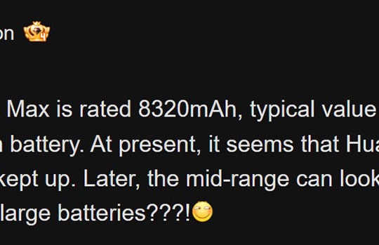 Huawei Enjoy 90 Pro Max sắp ra mắt: Pin 8,500mAh và màn hình OLED 1.5K