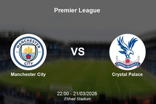 Nhận định Manchester City vs Crystal Palace - Premier League: Bảo vệ pháo đài Etihad