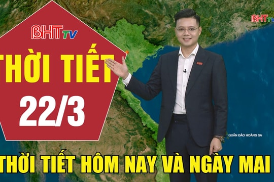 Dự báo thời tiết Hà Tĩnh đêm 21/3 ngày 22/3/2026