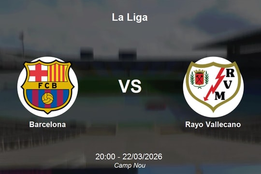 Nhận định Barcelona vs Rayo Vallecano - La Liga