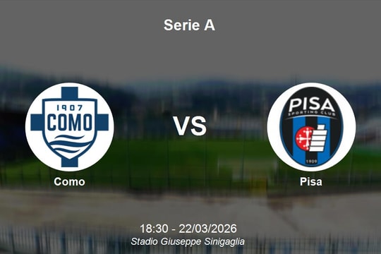 Nhận định Como vs Pisa - Serie A: Cơ hội bứt phá cho chủ nhà