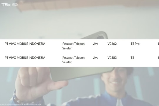 vivo T5 và T5 Pro lộ diện qua chứng nhận SDPPI: Kỳ vọng đột phá pin và hiệu năng