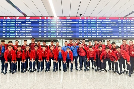 U23 Việt Nam có mặt tại Trung Quốc, sẵn sàng cho chiến dịch CFA Team China 2026