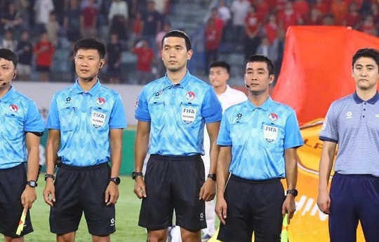 Trọng tài Chae Sang Hyeop điều hành trận Việt Nam gặp Malaysia tại Vòng loại Asian Cup 2027
