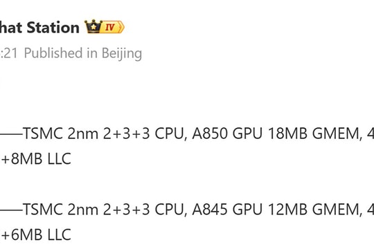Lộ diện cấu hình Snapdragon 8 Elite Gen 6: Bước nhảy vọt 2nm và chuẩn RAM LPDDR6