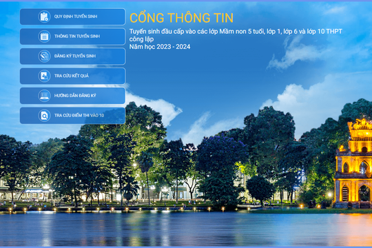 Hà Nội yêu cầu hoàn tất rà soát dữ liệu tuyển sinh đầu cấp trước 31/3