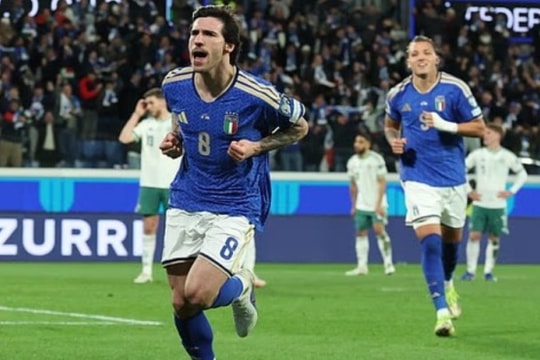 Sandro Tonali rực sáng giúp Italy áp sát World Cup: Thông điệp 100 triệu bảng gửi Man Utd