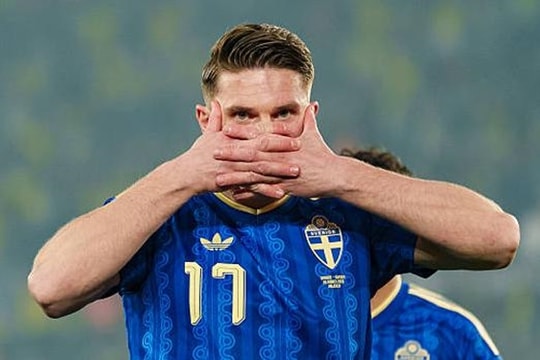 Viktor Gyokeres ghi hat-trick, Thụy Điển đánh bại Ukraine 3-1 tại vòng loại World Cup