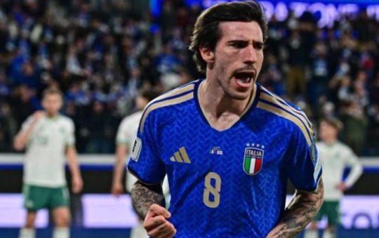 Tonali tỏa sáng, Italia đánh bại Bắc Ireland 2-0 vào chung kết play-off World Cup