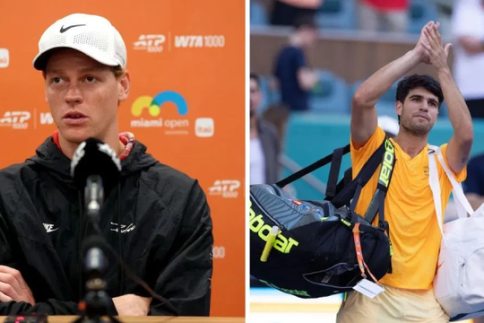 Carlos Alcaraz và Jannik Sinner: Sự đối lập tư duy châm ngòi tranh cãi tại Miami Open