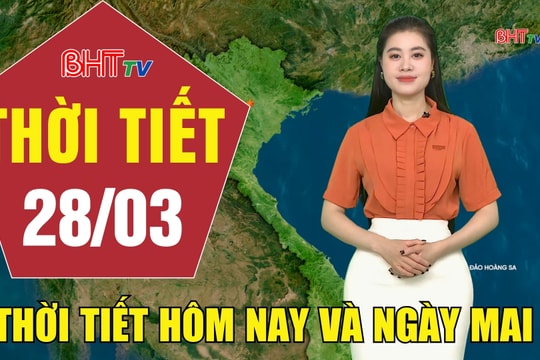 Dự báo thời tiết Hà Tĩnh đêm 27/3 ngày 28/3/2026