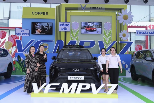 VinFast VF MPV 7: Xe điện gia đình 7 chỗ thực dụng gây ấn tượng tại Thanh Hóa