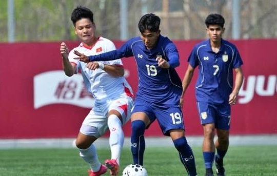U23 Việt Nam thua tối thiểu U23 Thái Lan, lỡ hẹn ngôi vương CFA Team China 2026