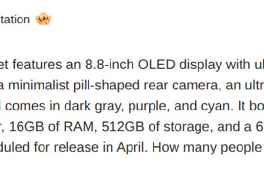 Cận cảnh OPPO Pad Mini: Tablet nhỏ gọn sở hữu sức mạnh từ chip Snapdragon 8 Gen 5