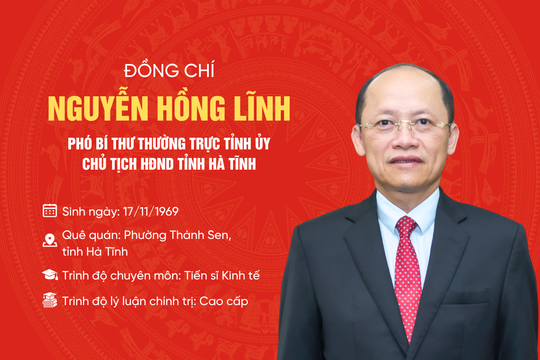 [Infographic] Quá trình công tác của đồng chí Nguyễn Hồng Lĩnh - Chủ tịch HĐND tỉnh Hà Tĩnh