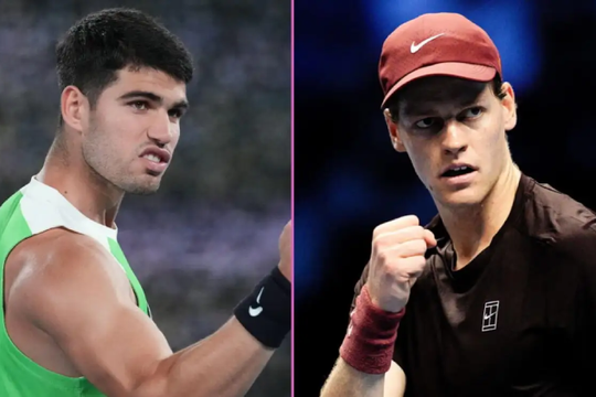 Jannik Sinner áp sát ngôi số 1 thế giới: Kịch bản soán ngôi Carlos Alcaraz tại Monte Carlo