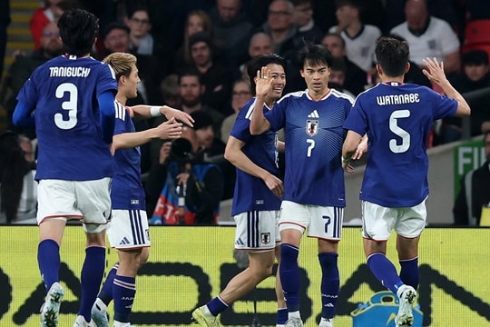 Nhật Bản đánh bại tuyển Anh 1-0: Cột mốc lịch sử của bóng đá châu Á tại Wembley