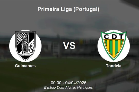 Nhận định Guimaraes vs Tondela - Primeira Liga: Cơ hội giải tỏa áp lực
