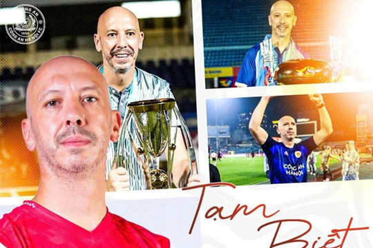 Trợ lý Luis Viegas rời CLB Công an Hà Nội: Dấu chấm hết cho cánh tay phải của Mano Polking