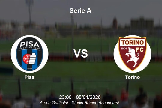 Nhận định Pisa vs Torino - Serie A: Cuộc chiến sinh tồn tại Arena Garibaldi