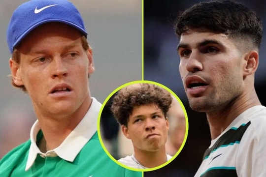 Sinner áp sát ngôi số 1 của Alcaraz, Ben Shelton lập cột mốc mới trên BXH tennis