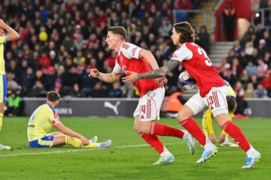 Arsenal nắm giữ 97% cơ hội vô địch Ngoại hạng Anh bất chấp cú sốc tại các giải đấu cúp