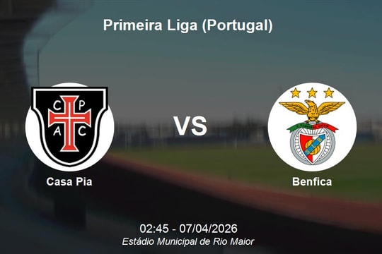 Nhận định Casa Pia vs Benfica - Trận cầu chênh lệch tại Primeira Liga