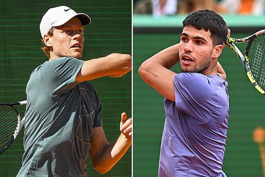Jannik Sinner áp sát ngôi số 1 thế giới: 3 kịch bản lật đổ Alcaraz tại Monte Carlo