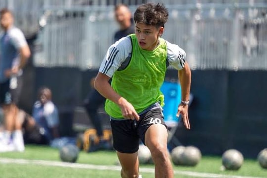 Tài năng trẻ Gavin Turner từ giải MLS sẵn sàng khoác áo Đội tuyển Việt Nam