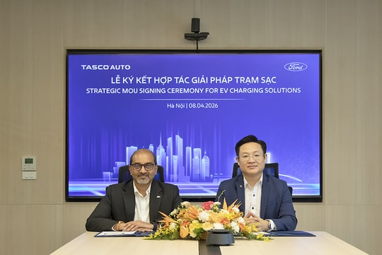 Tasco Auto và Ford Việt Nam hợp tác chia sẻ hạ tầng sạc xe điện toàn quốc