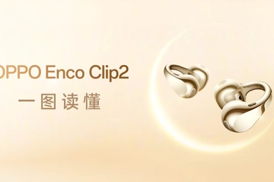 Cận cảnh OPPO Enco Clip2: Tai nghe kẹp vành tai thời thượng, pin 40 giờ và Bluetooth 6.1