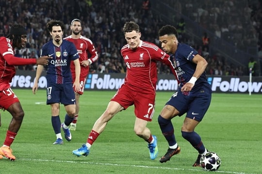 Desire Doue cân bằng kỷ lục của Mbappe, PSG đánh bại Liverpool 2-0