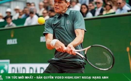 Jannik Sinner bất ngờ để Tomas Machac kéo vào set 3 tại vòng 3 Monte Carlo