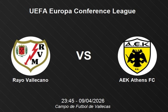 Nhận định Rayo Vallecano vs AEK Athens FC - UEFA Europa Conference League