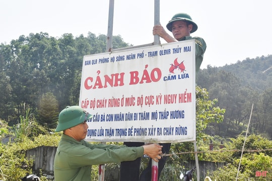 Khẩn trương “kích hoạt” biện pháp giữ rừng trong mùa nắng nóng