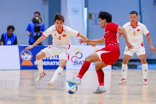 Futsal Việt Nam thua tiếc nuối 2-3 trước Indonesia tại bán kết Đông Nam Á 2026